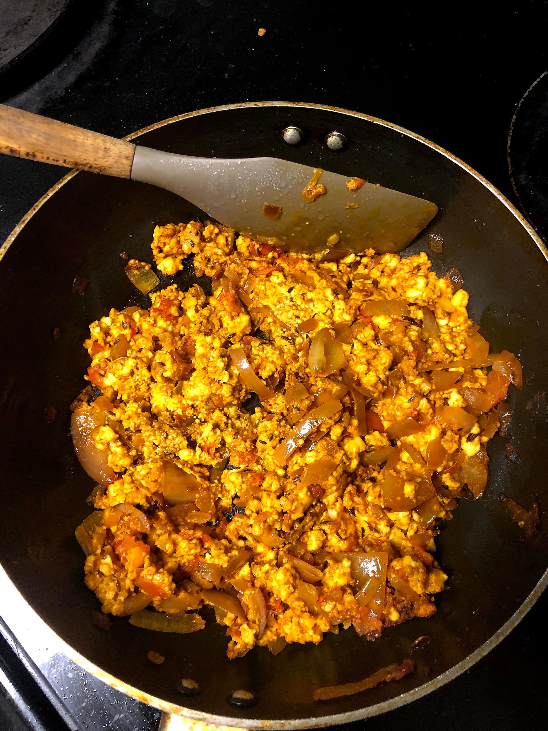 Paneer Bhurji in twenty